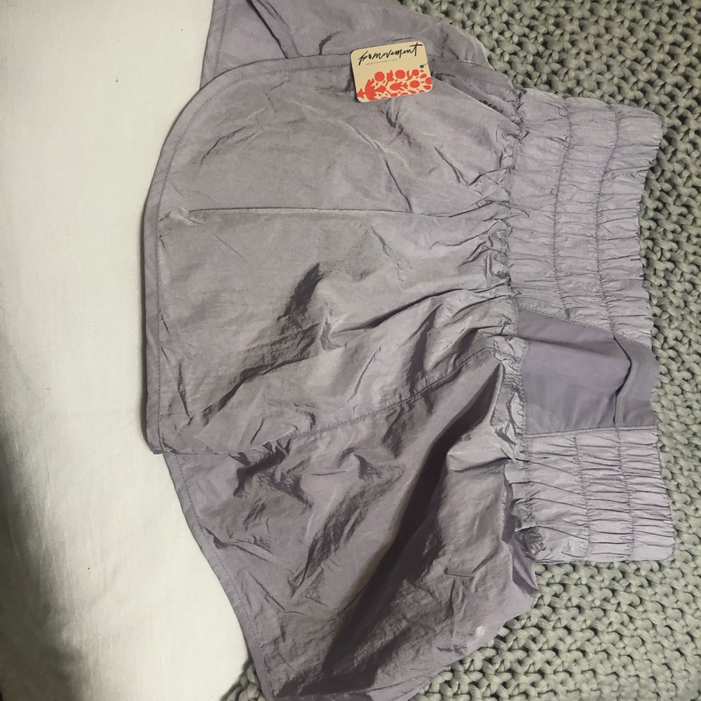 SoldNWT free people the way home lavender shorts - Picture 7 of 8